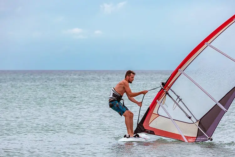 windsurfing