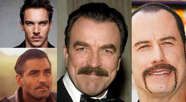 Four Moustache Styles for a Man with Style