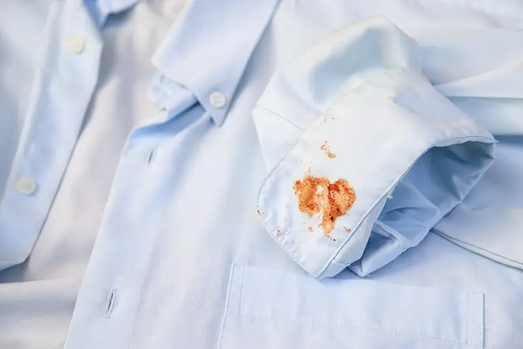 common clothing stains