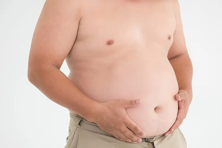 belly fat in men