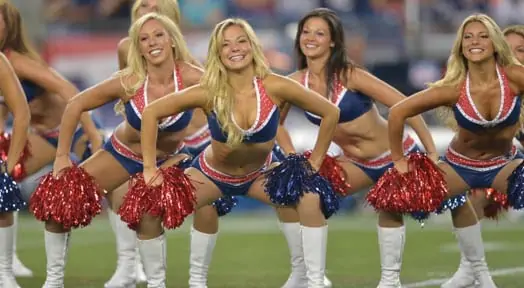 New England Patriots Cheerleaders pro cheerleading teams