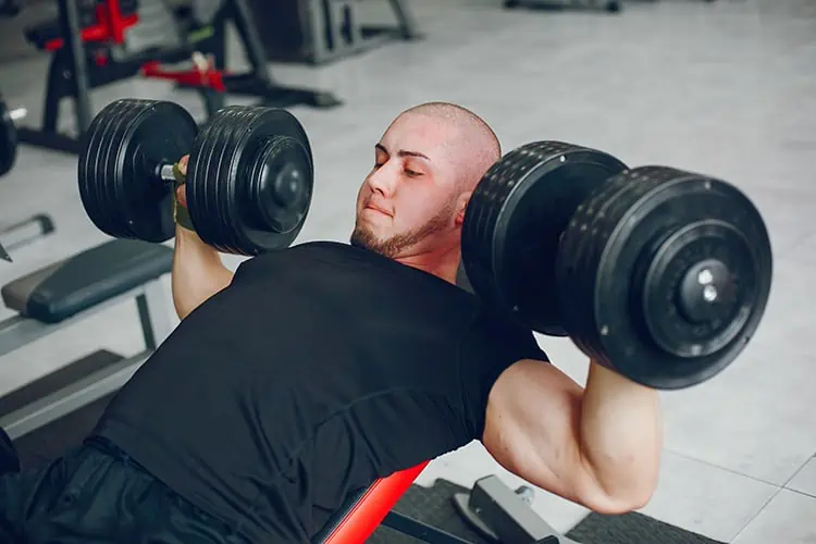 incline dumbbell bench press