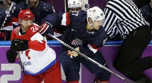 men USA Earns Epic Win Over Russia In Olympic Hockey
