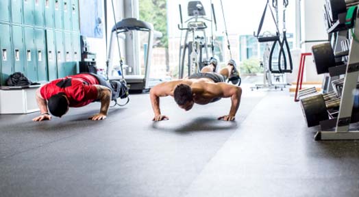 Push Up Progression Training