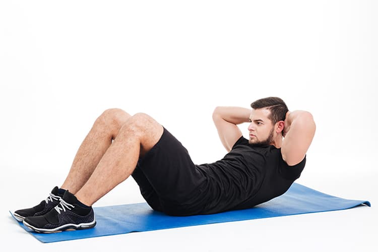 crunches exercise for belly fat