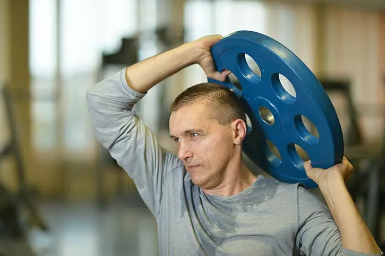 shoulder workouts with plates