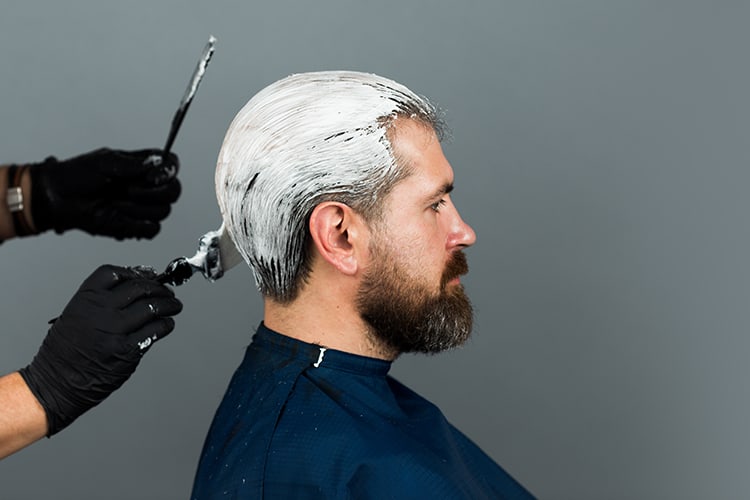 how to dye your hair men