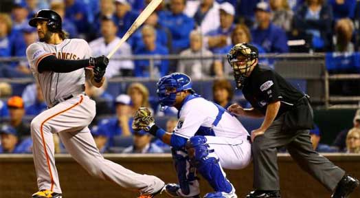 Giants Even The World Series With Late Rally