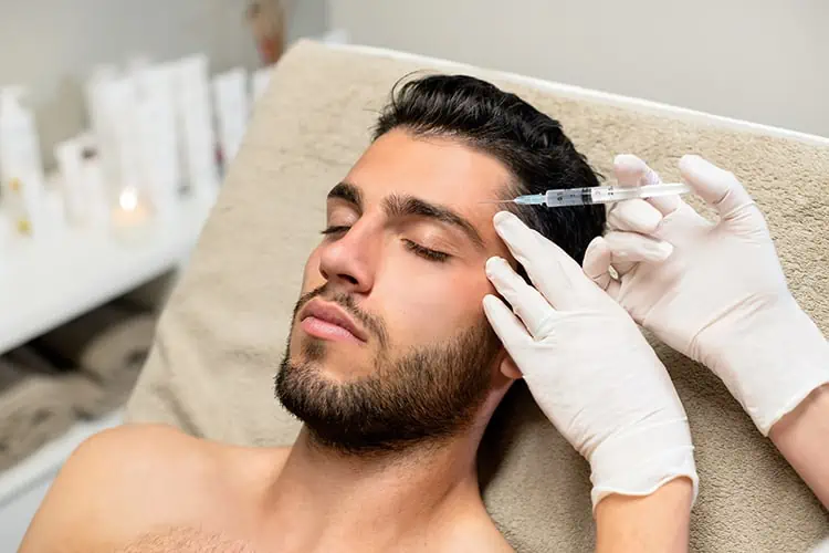 men getting Botox