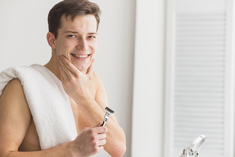 how to clean shave