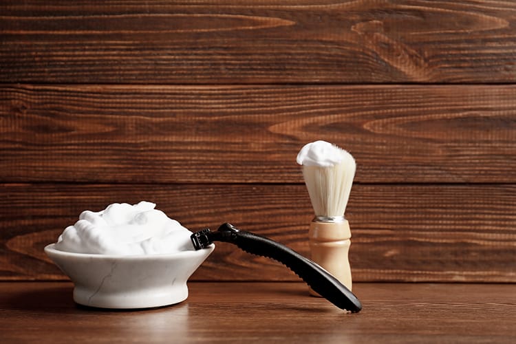 homemade shaving cream