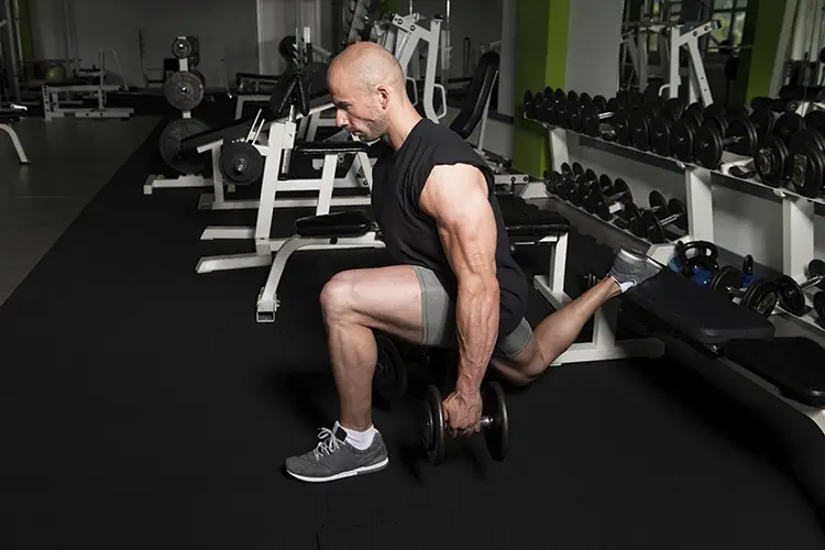 leg exercises dumbbells only