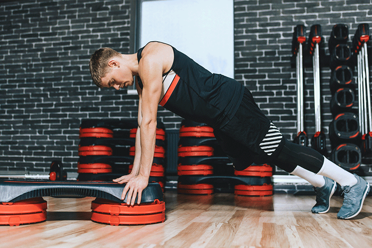 Incline Push Ups