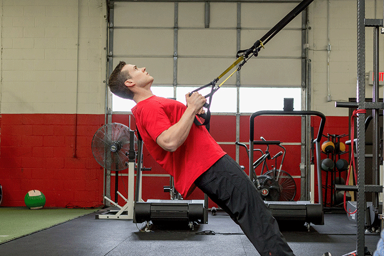 Inverted row exercise