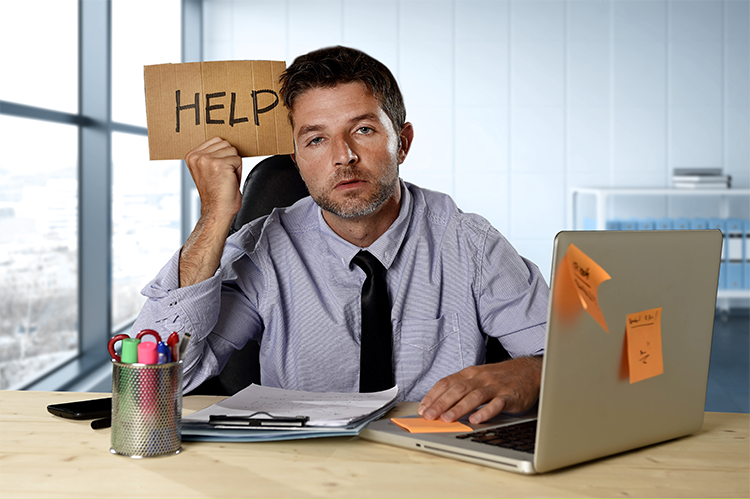 Poor ergonomic habits