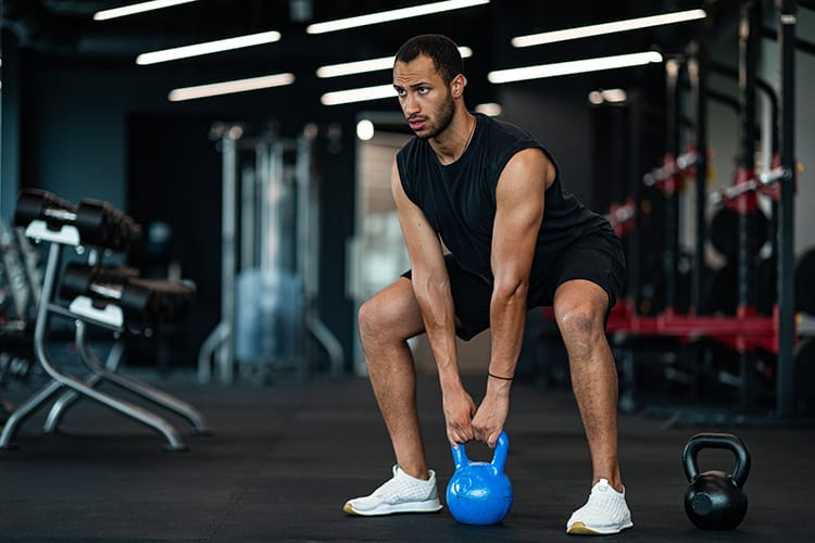 kettlebell deadlift