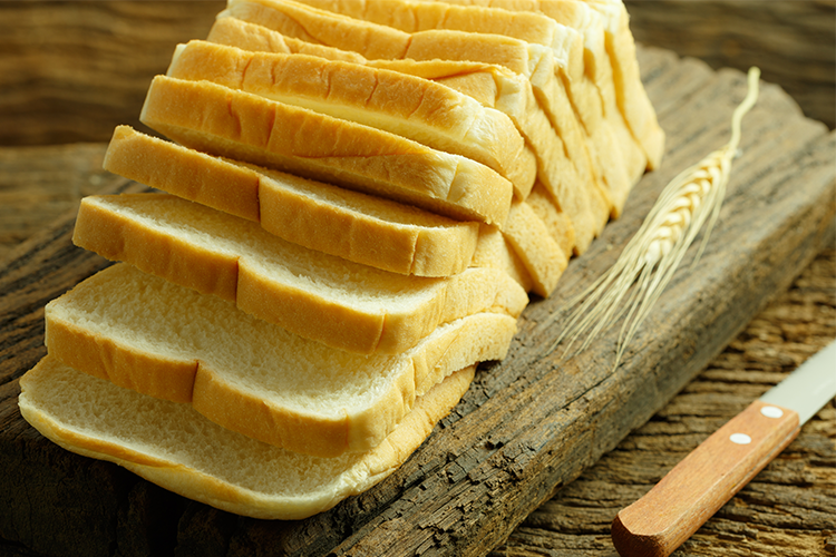 unhealthy white bread
