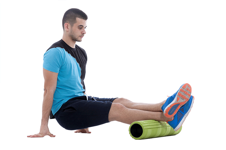 Tricep dips foam roller exercise