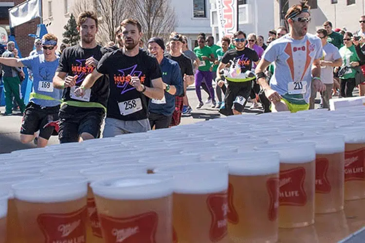 beer after exercise