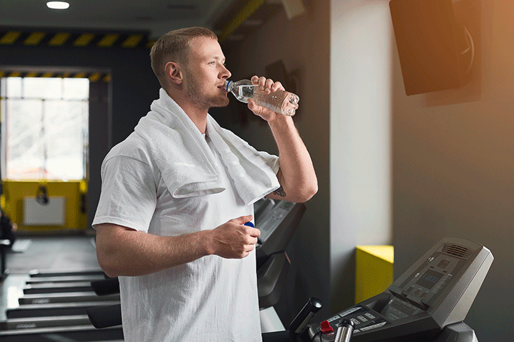drink water, remain hydrated