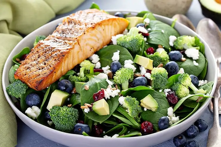 muscle after 50 proper nutrition salmon salad