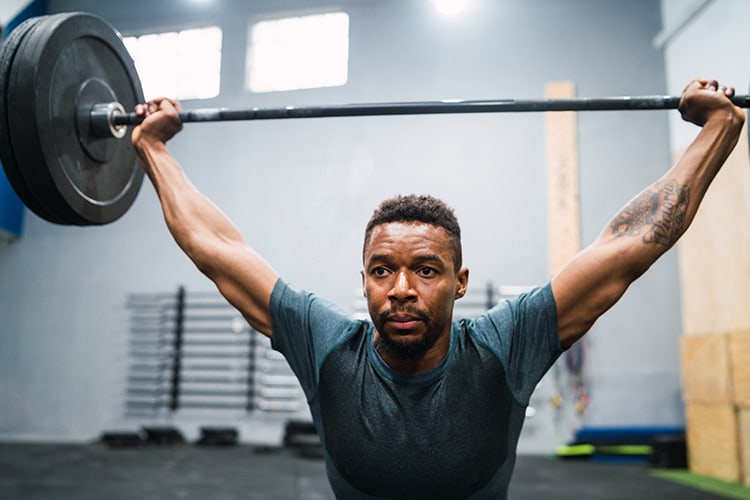 proper overhead press form