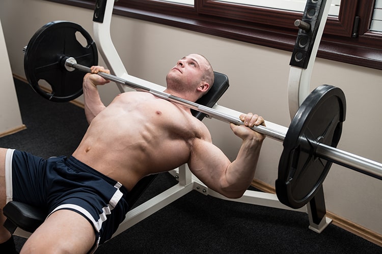 barbell incline chest press