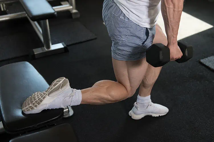 Dumbbell Only Leg Workout Men's Fit Club