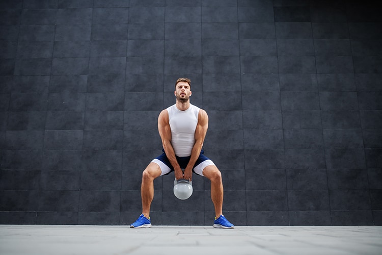 kettlebell squat