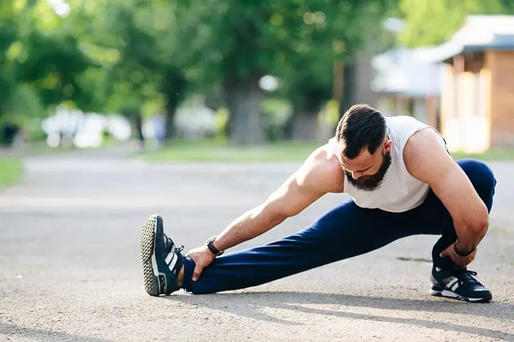 Post workout stretches