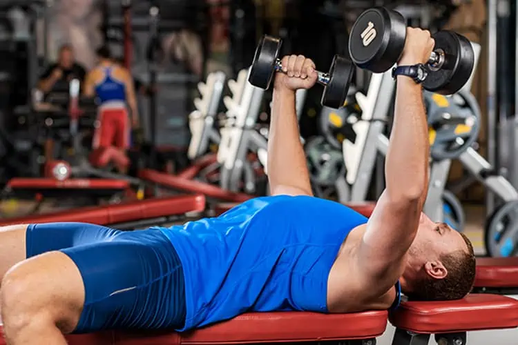 chest workouts with dumbbells