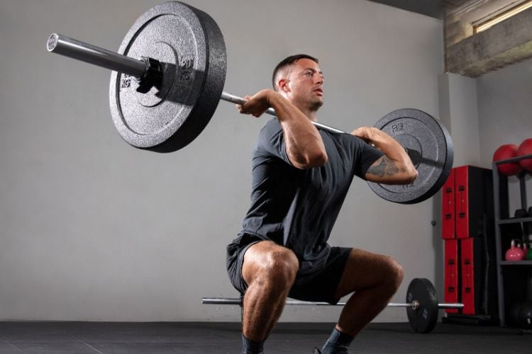barbell front squat