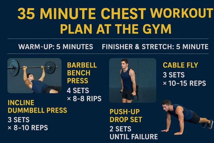 chest workout plan at gym