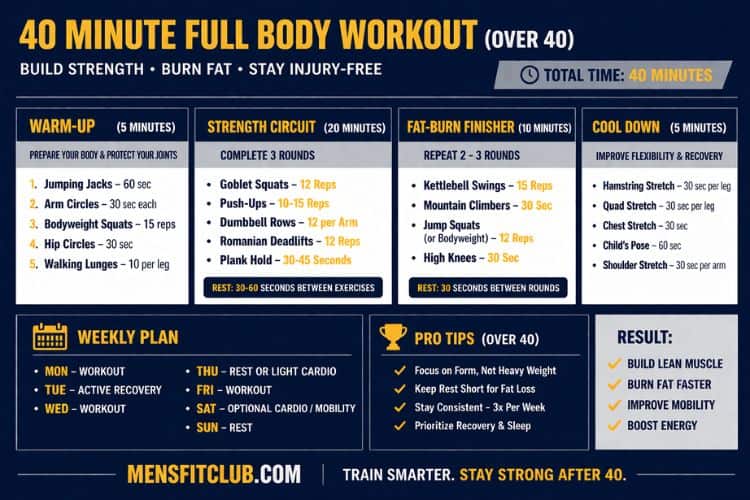 40 minute full body workout for over 40